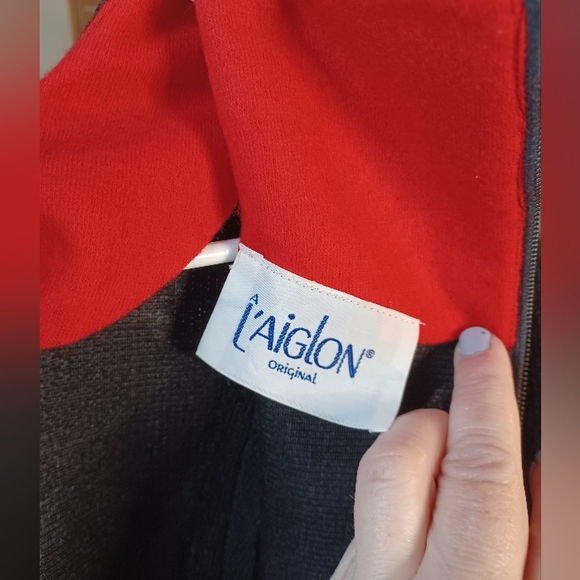 Vintage L'aiglon Mod Sweater Dress - Picture 3 of 3